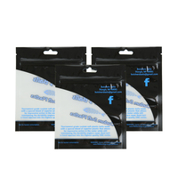 Emballage de leurre refermable oem impression fermeture à glissière fenêtre transparente ver plastique souple laminé poisson appât sacs avec fermeture à glissière