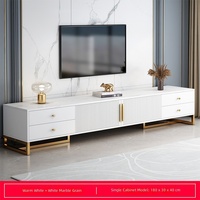 Meuble TV moderne minimaliste en bois, meuble de rangement sur pied, meuble de salon, combinaison étroite de meubles muraux, panneau mural de luxe léger