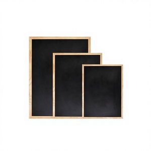 Plaque de tableau noir rectangulaire en bois poli, artisanale, à suspendre, pour décoration murale - Product Image 3