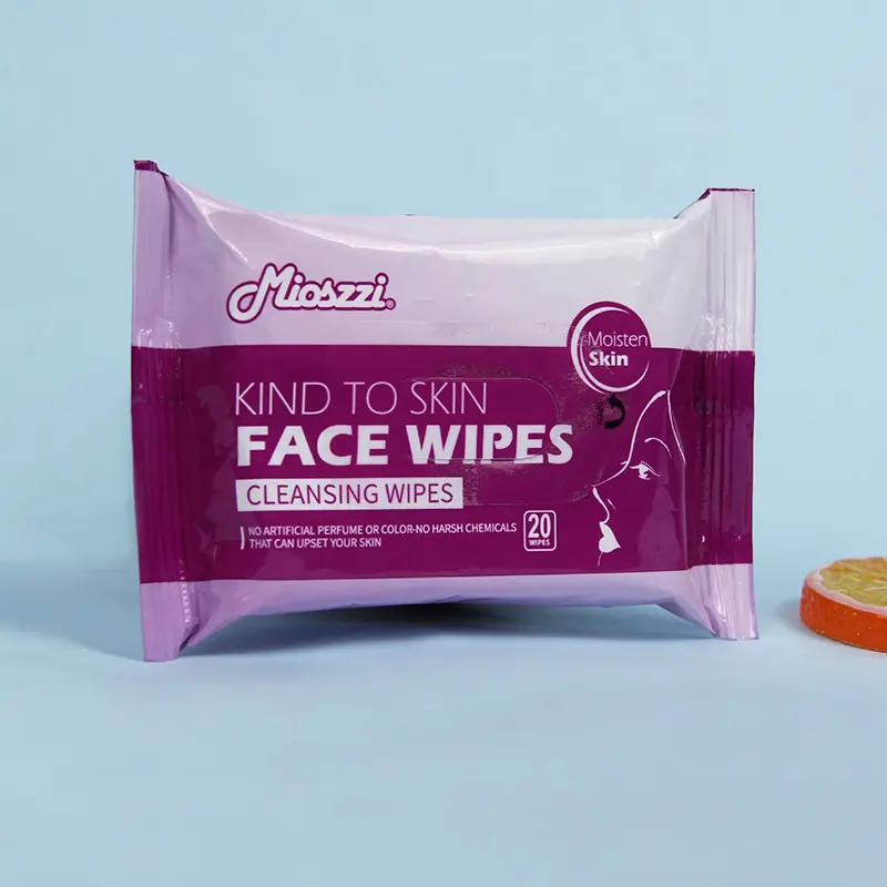 OEM Disposable Gentle Face Cleansing For Oily Skin To Remove Oil Wet Wipes