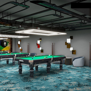 Tapis silencieux professionnel pour salle de billard, qualité tournoi, logo personnalisable, pour lieux commerciaux, mélange de laine durable, tissé à la machine - Product Image 3