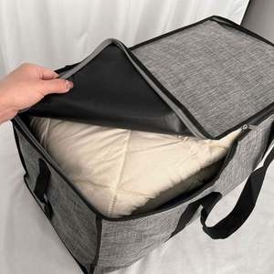 Extra <b>Large</b> Heavy Duty <b>Storage</b> Organizer <b>Bag</b> Durable Washable Square Design Fantastic Foldable for Home Use - Product Image 3