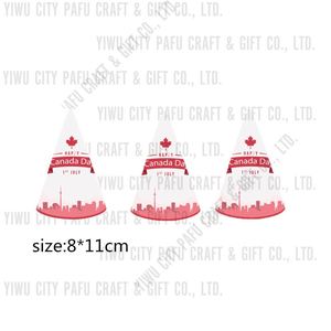 2023 Day Decoration National Custom Flag Canada Paper Hat Hanging Swirl Banner Balloon Event Party Kit - Product Image 4