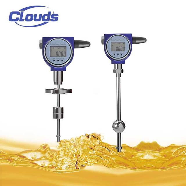 Clouds 3 in 1 Wireless Magnetostrictive Level Sensor for Oil Water Interface Level Temperature Crude Oil Separator