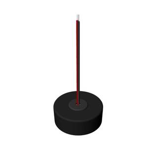 Variateur de lumière LED Relpower avec télécommande 2.4G, couleur unique, 1 zone, interrupteur poussoir filaire rond, 8A, portée 20M, en plastique - Product Image 1