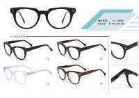 Vente en gros de lunettes rondes classiques rétro de couleur unie en acétate, logo personnalisé, vente en gros de lunettes optiques, montures de lunettes de haute qualité