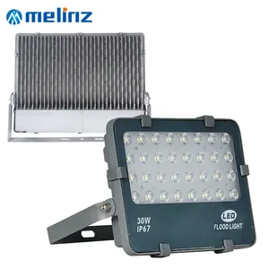 MELINZ High Power IP67 SMD2835 Aluminum Light Flood 10 30 50 100 150 200 300 400 W Floodlight Led