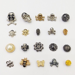 Wyse ma sọ đinh tán nhanh chóng trang trí Stud Punk Nút đinh tán kim loại hợp kim kẽm tùy chỉnh mạ nickel-miễn phí, chì miễn phí - Product Image 4