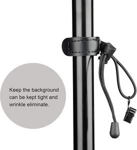 Abrazaderas de muselina para fondo de estudio fotográfico, soportes de Clips de cuerda de fondo para estudio de fotografía, grabación en negro, <span class=keywords><strong>precio</strong></span> al por mayor - Product Image 6