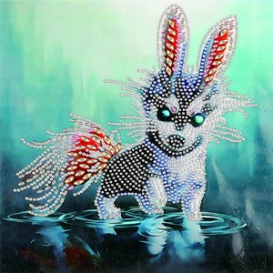 Kit de Peinture Diamant Xixi Personnalisé en Acrylique Forme Irrégulière, DIY Art Moderne Classique, Hibou Animal, Ensemble d'Artisanat Écologique - Product Image 2