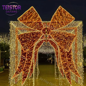 Giant Commercial Christmas Gift Box Arch Motif Light for Outdoor Event Plaza Holiday Decoration - Product Image 2