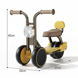 Nuova Bicicletta Senza Pedali per <span class=keywords><strong>Bambini</strong></span> 1-3 Anni, Monopattino in Metallo per Neonati, Giocattolo Cavalcabile per <span class=keywords><strong>Bambini</strong></span> - Product Image 2