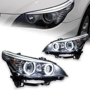 Accessoire automobile GZ18, phare complet pour voiture, lentille de phare modifiée, ensemble de phares pour <span class=keywords><strong>BMW</strong></span> E60 2003-2010 - Product Image 1