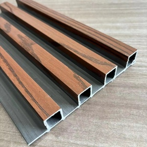 Chất lượng cao màu đen cơ sở Hội Đồng Quản trị <span class=keywords><strong>WPC</strong></span> PVC tường Bảng điều khiển <span class=keywords><strong>WPC</strong></span> rãnh tường Bảng gỗ thay thế - Product Image 2