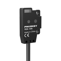 Capteur photoélectrique optique diffuse carré ultra-mince et compact PEX-14 30 mm PNP NPN NO NC 12-24 V CC