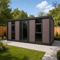 Maison conteneur extensible haut de gamme de 3 mètres avec système intelligent pour studio de jardin, bureau à domicile et espace de travail privé – Cabane préfabriquée