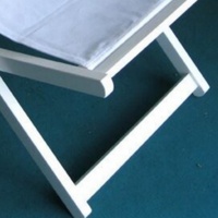 Chaise longue élégante pliable avec dossier réglable, appui-tête et pare-soleil, taille personnalisable, écologique, style Maldives