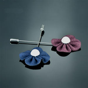 Spilla spilla con risvolto personalizzato di lusso sposo Boutonniere matrimonio all'ingrosso con risvolto <span class=keywords><strong>a</strong></span> fiore vestito da uomo - Product Image 5