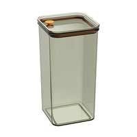 Récipient de stockage en plastique résistant à l'humidité de pot de cachetage carré de luxe pour le joint de nourriture d'utilisation de cuisine pour des mariages