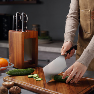 Ensemble <span class=keywords><strong>de</strong></span> couteaux <span class=keywords><strong>de</strong></span> cuisine à motif laser damas <span class=keywords><strong>en</strong></span> acier inoxydable 6 pièces <span class=keywords><strong>de</strong></span> haute qualité avec manche <span class=keywords><strong>en</strong></span> <span class=keywords><strong>bois</strong></span> et support <span class=keywords><strong>en</strong></span> <span class=keywords><strong>bois</strong></span> - Product Image 5