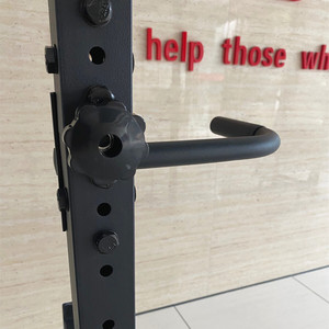 Soporte de levantamiento de pesas multifunción ajustable para gimnasio, estante de pesas de Metal, estación de inmersión para flexiones - Product Image 2