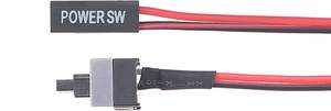 Kabel Daya sakelar tombol tekan On-Off 2 Pin merah dan hitam untuk komputer ATX untuk aplikasi elektronik - Product Image 5