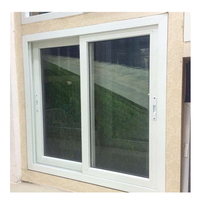 Ventana deslizante horizontal de PVC/fibra de vidrio de plástico de bajo costo para Hotel, apartamento, Villa, aislamiento térmico insonorizado, China