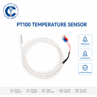 Sensor de Temperatura PT100 de Teflón, Sonda RTD Resistente a la Corrosión, Termorresistor Antiácido y Antialcalino para Galvanoplastia y Química