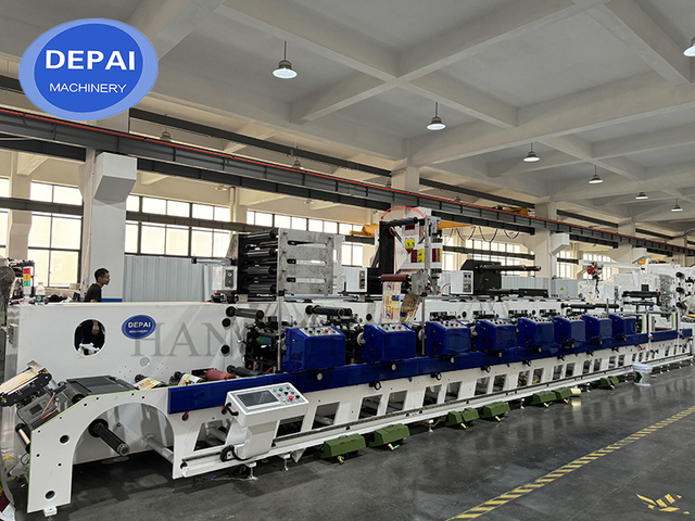 Horizontal Flexographic Printing Machine Flexo Unit Type High Speed Uv Led Flatbed Printing Machine