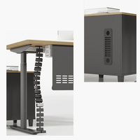 Mobilier de bureau haut de gamme debout ascenseur électrique bureau hauteur réglable bureau de direction bureau de patron de luxe
