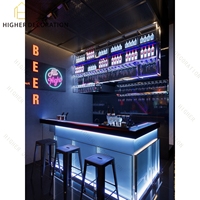Mobilier de bar narguilé à cigares personnalisé Mobilier de salon KTV Night Club Sièges de stand en cuir Comptoir de bar Table et canapé