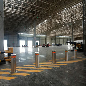 Bolardo Hidráulico Automático de Acero Inoxidable 304, Barrera de Tráfico, Bolardo de Estacionamiento para Carreteras y Aeropuertos - Product Image 1