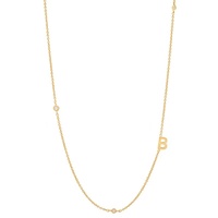 Collier Alphabet Acier inoxydable a-z 26 Alphabet anglais collier diamant bijoux
