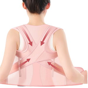 Ceinture <span class=keywords><strong>de</strong></span> Soutien Dorsal et Postural Réglable <span class=keywords><strong>de</strong></span> Haute Qualité pour Adultes et Enfants – Anti-Cyphose - Product Image 1