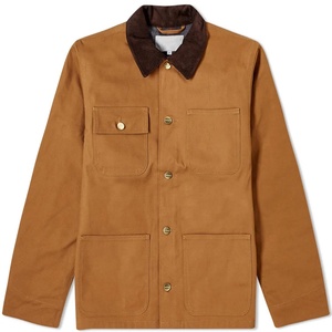 Wholesale Corduroy Collar Fashion Design <strong>Mens</strong> Safari Jacket Style Canvas <strong>Chore</strong> <strong>Coat</strong> - Product Image 5