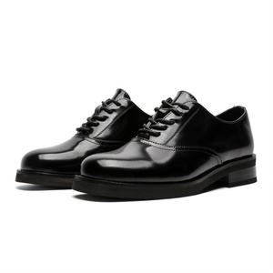 Nouvelles Chaussures d'Automne pour Hommes 2025 à Bout Carré, Lacets, Imperméables, Finition Brillante, Design de Luxe - Product Image 2