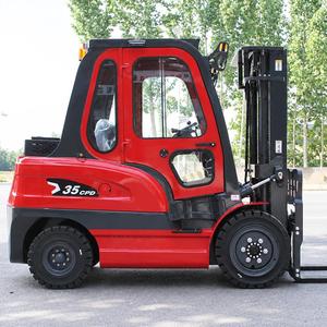 รถยกไฟฟ้า 4 ล้อ รถยกไฟฟ้าลิเธียม รถยกแบบ Reach Truck 3 ตัน พร้อมอุปกรณ์ย้ายด้านข้าง สำหรับห้องเย็น - Product Image 2