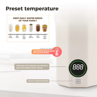 Smart Mini 500ml en acier inoxydable rechargeable bouilloire électrique portable voyage USB chaudière à eau chaude pour thé café