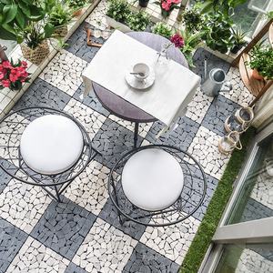 Verrouillage pont carrelage pierre 12x12 pouces étanche Patio pavés pour la maison balcon piscine jardin porche - Product Image 6