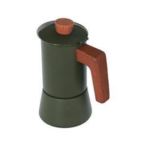 <span class=keywords><strong>Cafetière</strong></span> Moka Commerciale Ergonomique en Bois et Acier Inoxydable 18/<span class=keywords><strong>8</strong></span>, 4 <span class=keywords><strong>Tasses</strong></span>, <span class=keywords><strong>6</strong></span> <span class=keywords><strong>Tasses</strong></span>, <span class=keywords><strong>Cafetière</strong></span> Italienne, Machine à Expresso - Product Image 2