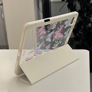 Étui pour iPad Pastel Butterfly avec citation inspirante, housse de protection antichoc pour iPad Air/Pro - Product Image 4