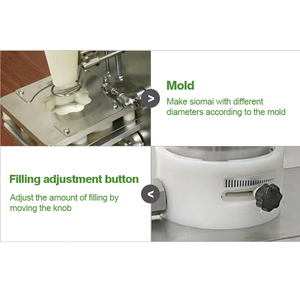 Table Top Pork Steam Stainless Steel Semi Automatic Shumai Siu Mai Siumai Siomay Siomai Mixer Filling Make <b>Machine</b> - Product Image 4