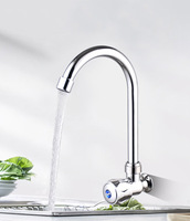 Robinet d'eau froide personnalisé caché à fonction unique avec hauteur totale cuisine salle de bain