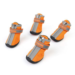 TopOne gros chien bottes de neige chien chaussures imperméables avec rayures réfléchissantes robuste semelle antidérapante chien chaussures imperméables - Product Image 3