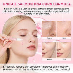 Sérum éclaircissant pour le soin de la peau, sérum pour le visage, éclatant, glutathion, éclat rose, booster de peau, sérum à l'ADN de saumon - Product Image 4