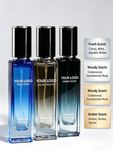 Eau de Toilette con Aroma Amaderado <span class=keywords><strong>Ámbar</strong></span>, 100 ml, Tamaño Viaje, Perfume Fresco de Larga Duración, Logotipo Personalizado Disponible - Product Image 3