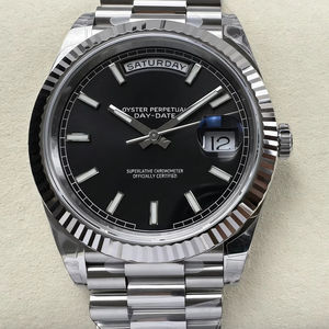 Reloj Mecánico de Lujo de la Mejor Calidad, 41 mm, Fábrica VS, Acero 904L, Movimiento ETA 3255, Reloj de Buceo 228239, Reloj Negro de Lujo - Product Image 1