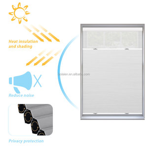 Honeycomb Cellular <strong>Window</strong> Shades 2-in-1 Day/Night Cordless Top Down Bottom up <strong>Blinds</strong> for <strong>Windows</strong> and <strong>Doors</strong> - Product Image 5