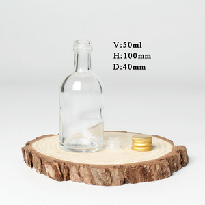 50ml Clear Liquor Glass <strong>Bottle</strong> for Beverage <strong>Mini</strong> Soda Juice Vodka Wine Alcohol Glass <strong>Bottle</strong> - Product Image 3