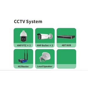 Torre de Vigilancia Móvil con Energía Solar C500-7M de 7m para Seguridad en Obras de Construcción - Product Image 5